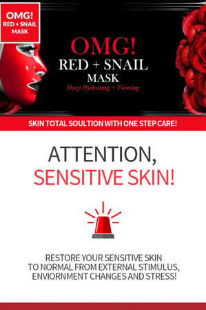 [double dare] OMG! Red+Snail Mask