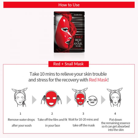 [double dare] OMG! Red+Snail Mask