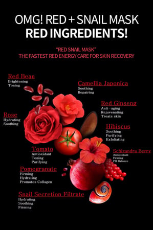 [double dare] OMG! Red+Snail Mask