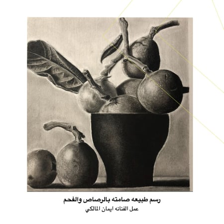 رسم الطبيعه بالرصاص والفحم