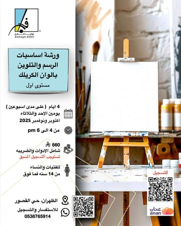 اساسيات الرسم والتلوين لتطوير المواهب