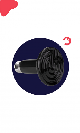 لمبات تدفئة للزواحف 75W-  100W