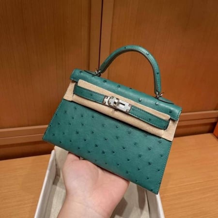 Ostrich leather