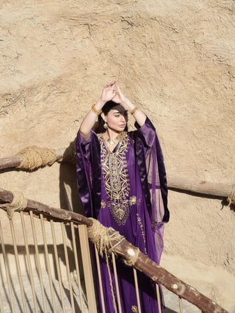 ثوب النشل "بنفسجي"