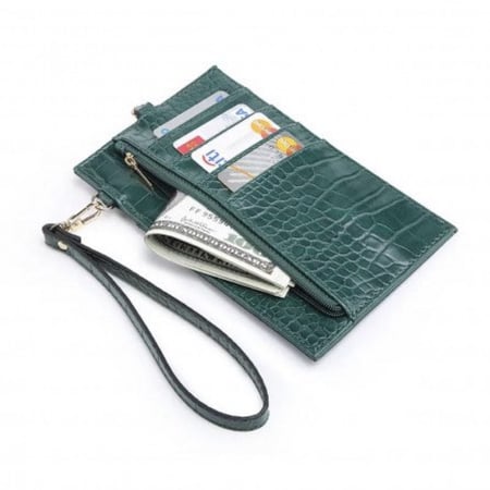 كروس بودي فون/كارد هولدر | dark green croc