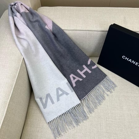 سكارف شانيل مقاس 180*70