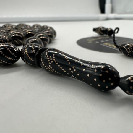 سبحة كوك مطعم بالنحاس