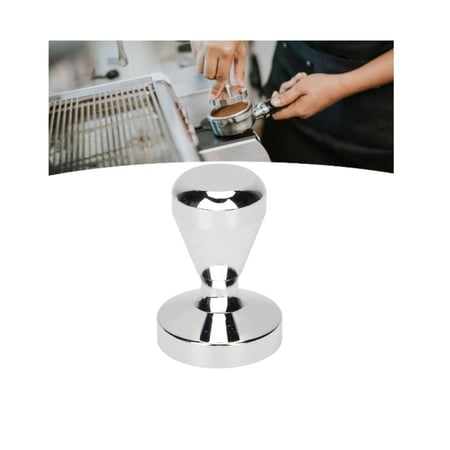 مطرقة لكبس القهوة مطرقة كبس القهوة (تامبر) من الإستانلس ستيل - 8x5.5x5.5 سم
