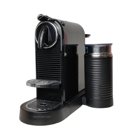 Nespresso Cityz coffee machine with milk frother