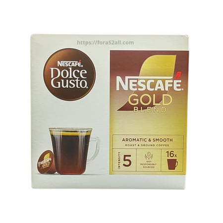 كبسولات نسكافيه قولد بلند Nescafe Gold Blend دولتشي قوستو