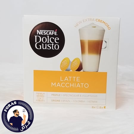 كبسولات لاتيه ماكياتو دولتشي غوستو