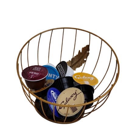 سلة كبسولات فاخرة  لكبسولات نسكافيه دولتشي غوستو و كبسولات نسبريسو فيرتو متعدد الالوان