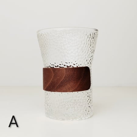 كوب زجاجي بتصميم عصري لوصفات القهوة الحارة والباردة متعدد الاشكال بسعة 300 مل