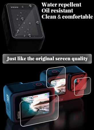 حامي شاشة لكاميرا جوبرو متوافق مع Gopro Hero 11 Black