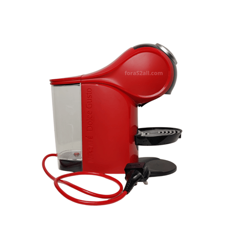 ماكينة تحضير القهوة جينيو اس بلس متوافقة مع كبسولات نسكافيه دولتشي غوستو اوتوماتيكية اللون احمر (مستعملة ومضمونة)