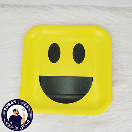 صحون ورق ابتسم