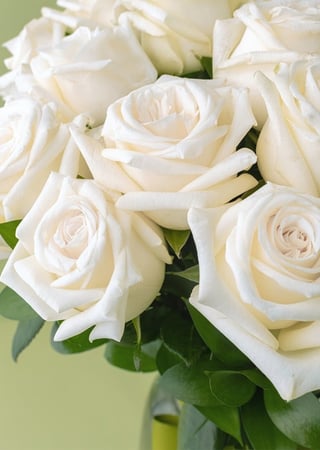 باقة ورد - مزهرية