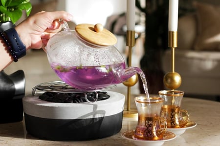 قاعدة تدفئة بألوان مختلفة