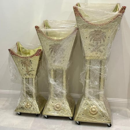 مباخر كبيرة سيفين ونخلة صاج ذهبي