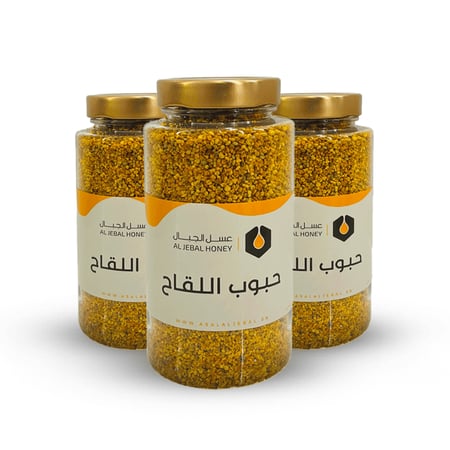 3 عبوات حبوب لقاح 500 جرام