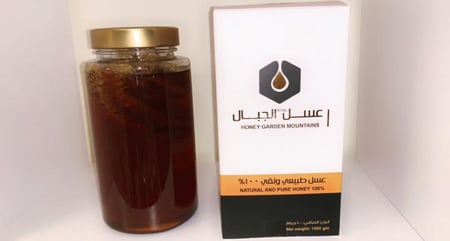 عسل سدر جبلي بالشمع 1 كيلو شحن مجاني