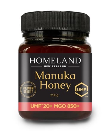 عسل مانوكا نيوزلندي Homeland Premium Manuka Honey UMF+20, MGO 830+, 250 gm