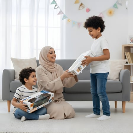 مجموعة هدايا العيد 4 ألعاب