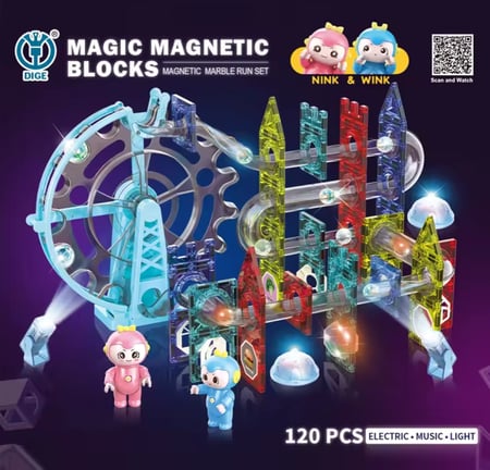 العاب تركيب مغناطيس 120 قطعة