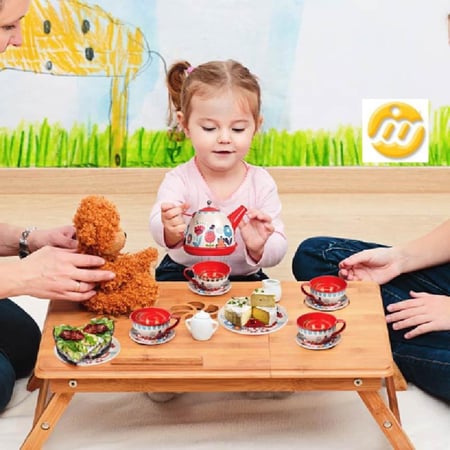 طقم شاي معدني للأطفال