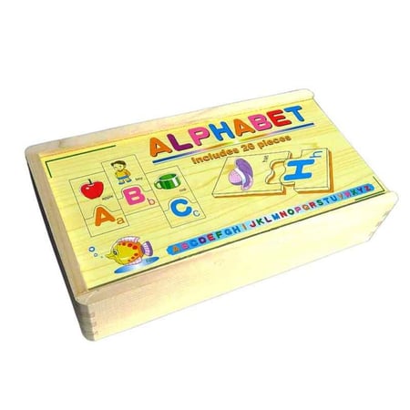 حروف الانجليزية الخشبية