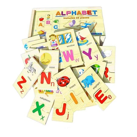 حروف الانجليزية الخشبية