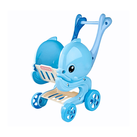 عربة سوبرماركت دفع للأطفال