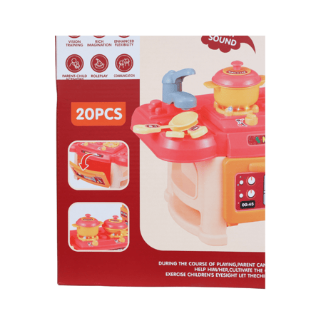 مطبخ اللعب الصغير - 20 قطعة