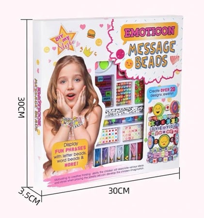 مجموعة أدوات صنع أساور خرز  للأطفال