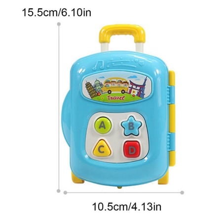 يد تحكم مع حقيبة سفر يصدر موسيقى