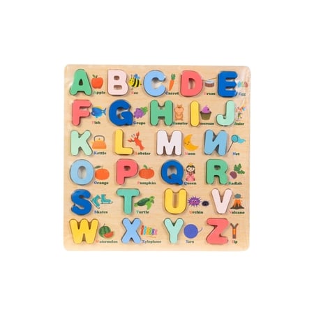 لعبة حروف خشبية