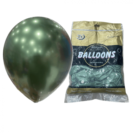 بالونات كروم زيتي 50حبة