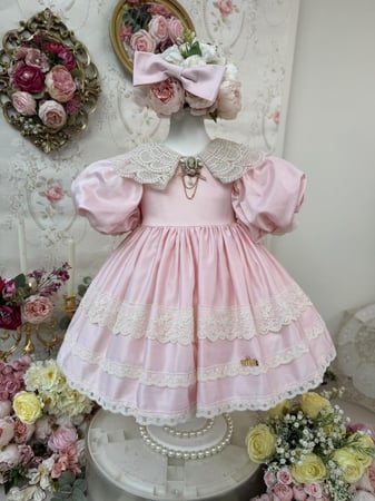 فستان ليدي ديانا + اكسسوار الشعر + جيبون