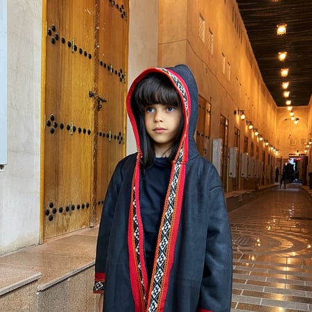 فروة اطفال شتوية احمر