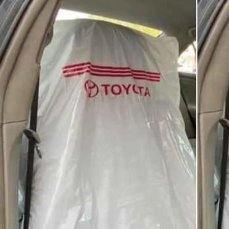 اكياس مقاعد امامي وكاله تايوتا قطعتين