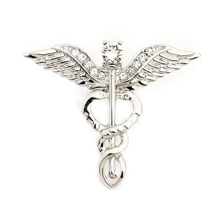 بروش الصولجان الذهبي| Medical brooch