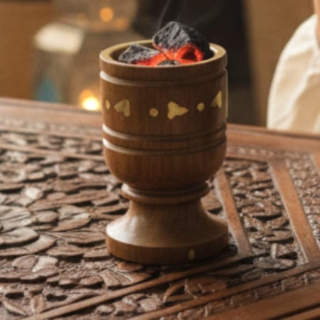 مبخرة الميني الفاخرة للعود والبخور – تصميم صغير أنيق للمجالس والهدايا | مذهل للعود