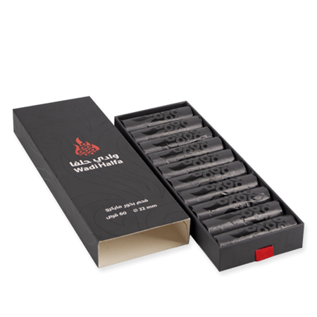 عبوات مغلفة لفحم وادي حلفا الطبيعي للحفاظ على الجودة