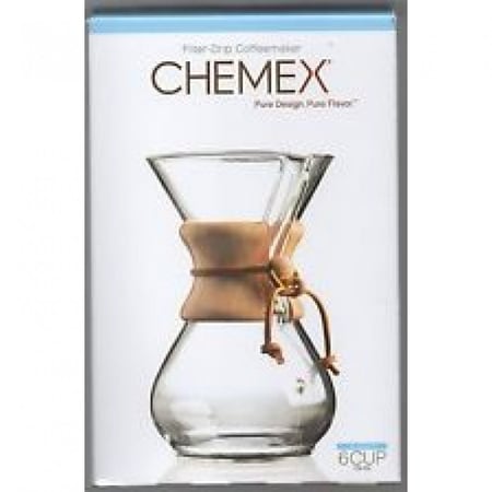 إناء 6 أكواب بمقبض خشبي | chemex 6-cups with handle