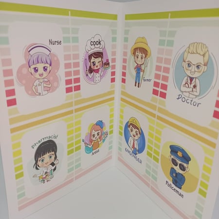 مطوية المهن انجليزي ابتدائي pdf ترسل على الواتساب بعد إتمام الطلب