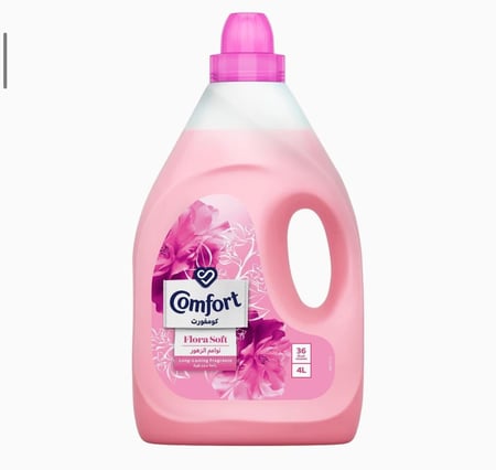 منعم الاقمشة من كومفورت وردي برائحة نواعم الزهور