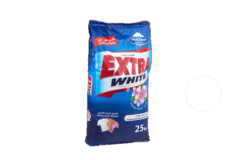 مسحوق اكسترا وايت 25 كيلو
