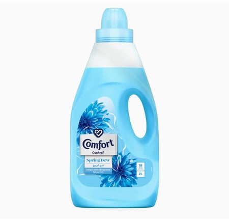 منعم الاقمشة من كومفورت ازرق برائحة ندى الربيع