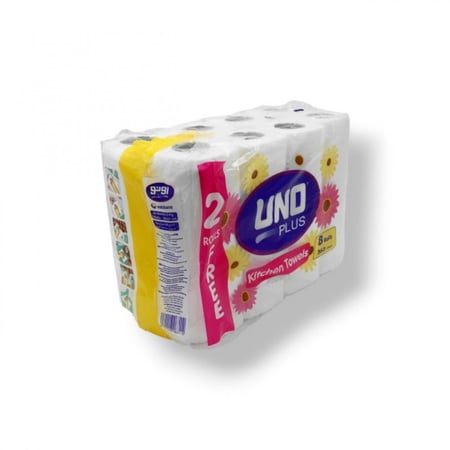 اونو | مناديل رول مطبخ 8 رول 23 سم