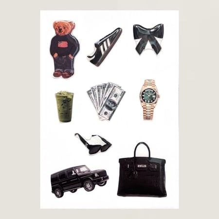 3D Stickers – Set #7